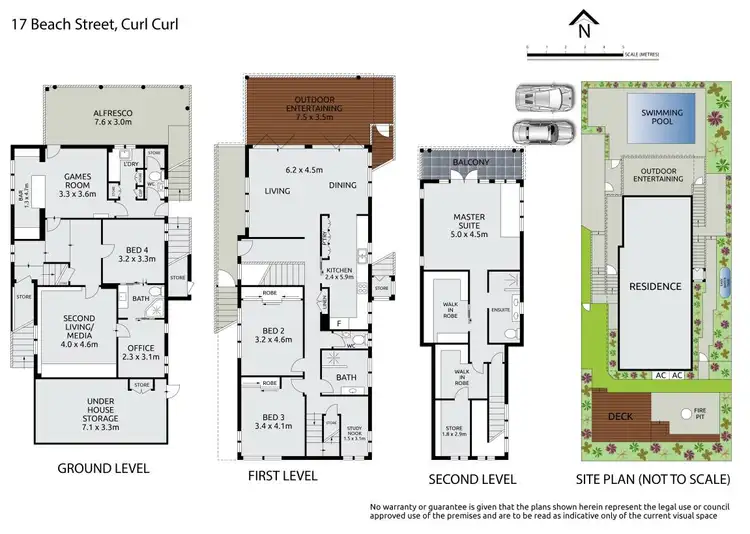 Floorplan of Homely house listing, 17 Beach Street, Curl Curl NSW 2096