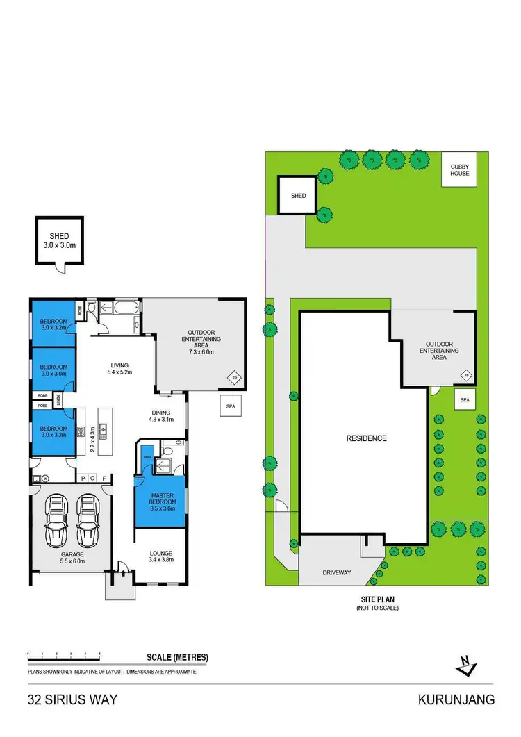 Floorplan of Homely house listing, 32 Sirius Way, Kurunjang VIC 3337