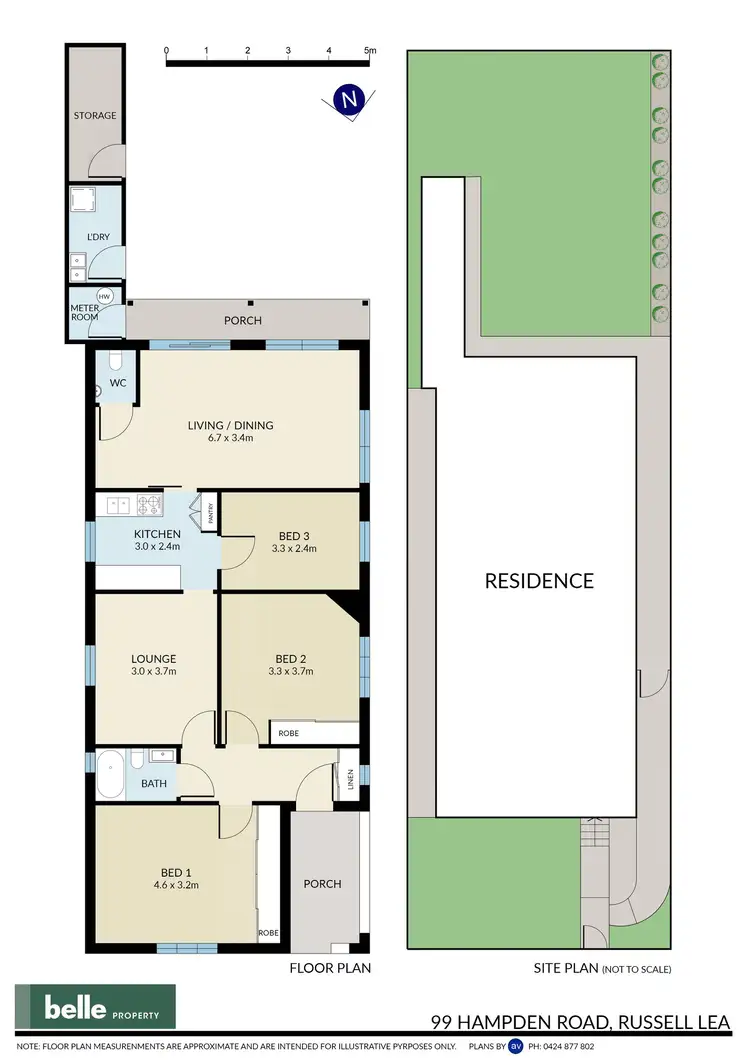 Floorplan of Homely house listing, 99 Hampden Road, Russell Lea NSW 2046
