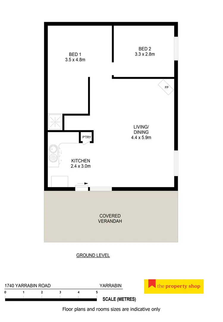 Floorplan of Homely rural property listing, 1740 Yarrabin Road, Mudgee NSW 2850