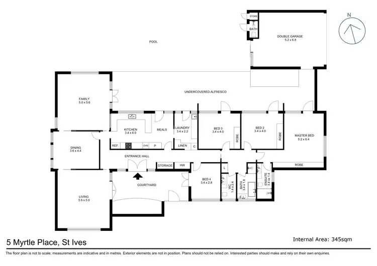 Floorplan of Homely house listing, 5 Myrtle Place, St Ives NSW 2075