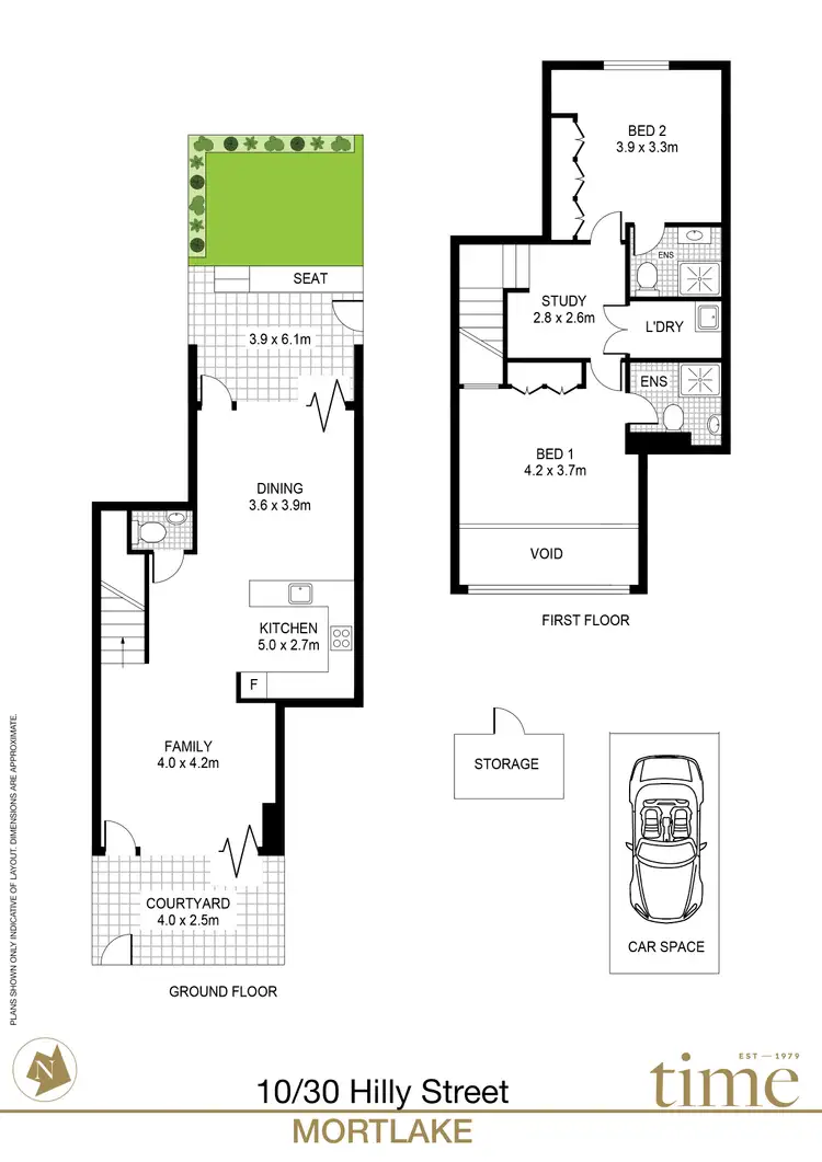 Floorplan of Homely apartment listing, 10/30-34 Hilly Street, Mortlake NSW 2137