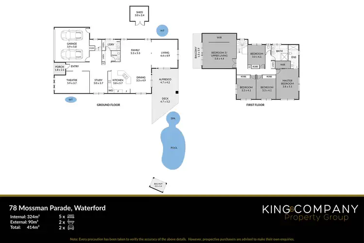 Floorplan of Homely house listing, 78 Mossman Parade, Waterford QLD 4133