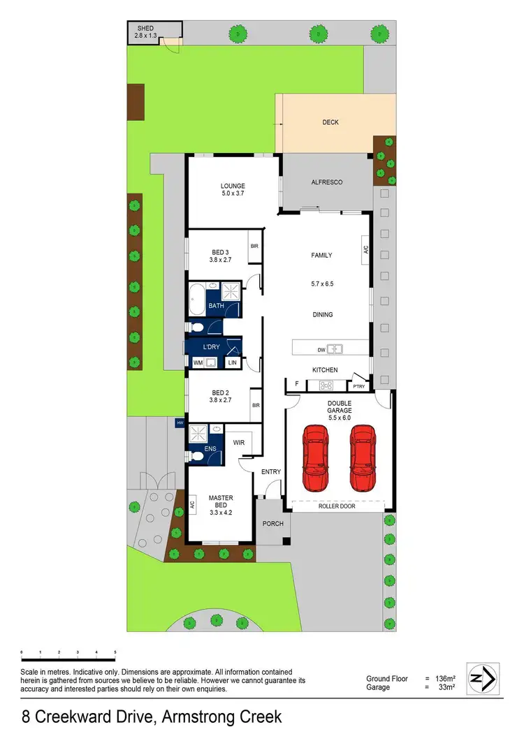 Floorplan of Homely house listing, 8 Creekward Drive, Armstrong Creek VIC 3217