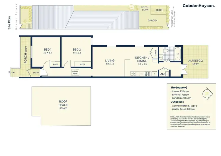 Floorplan of Homely house listing, 207 Marion Street, Leichhardt NSW 2040