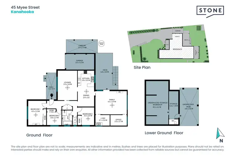Floorplan of Homely house listing, 45 Myee Street, Kanahooka NSW 2530