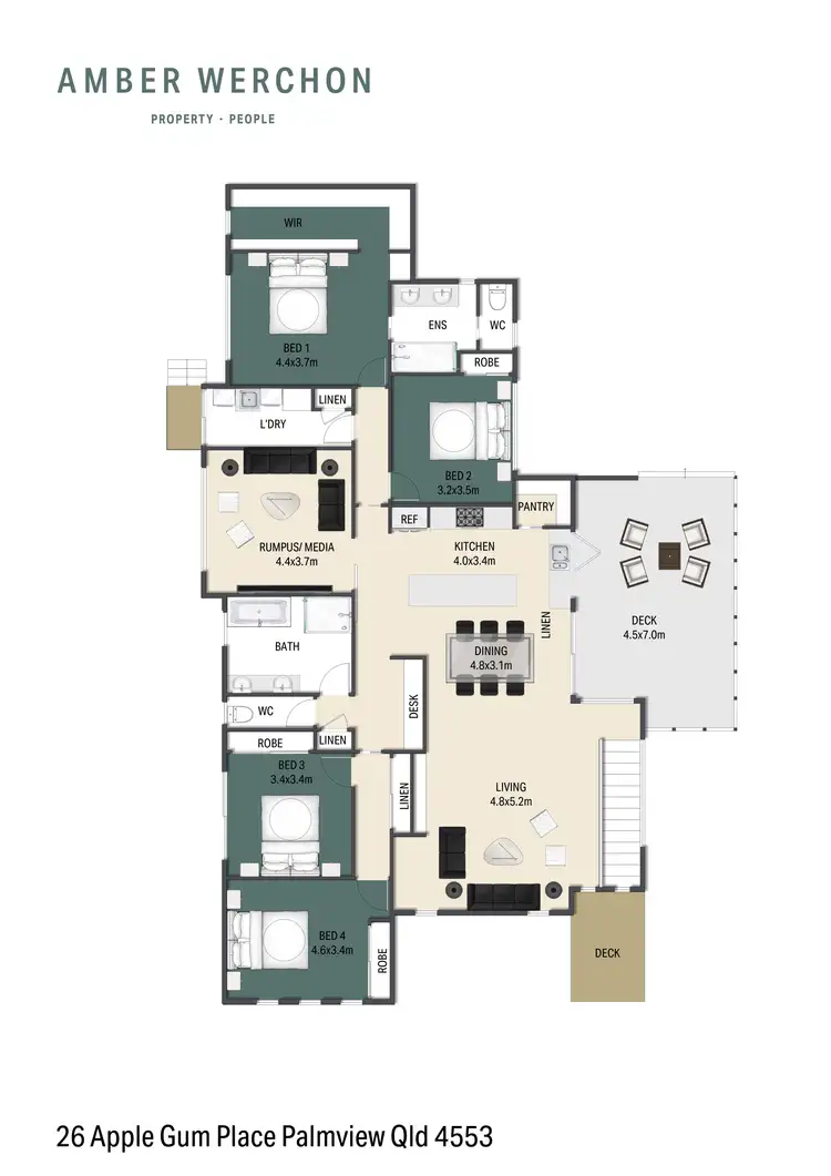 Floorplan of Homely house listing, 26 Apple Gum Place, Palmview QLD 4553