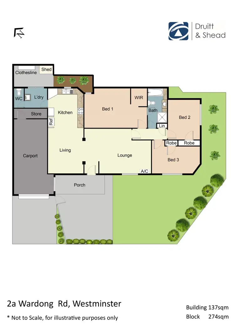 Floorplan of Homely villa listing, 2A Wardong Road, Westminster WA 6061
