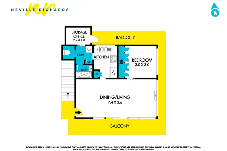 Floorplan of Homely unit listing, 1/4-6 Dossetor Road, St Leonards VIC 3223