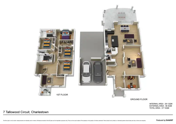 Floorplan of Homely house listing, 7 Tallowood Circuit, Charlestown NSW 2290