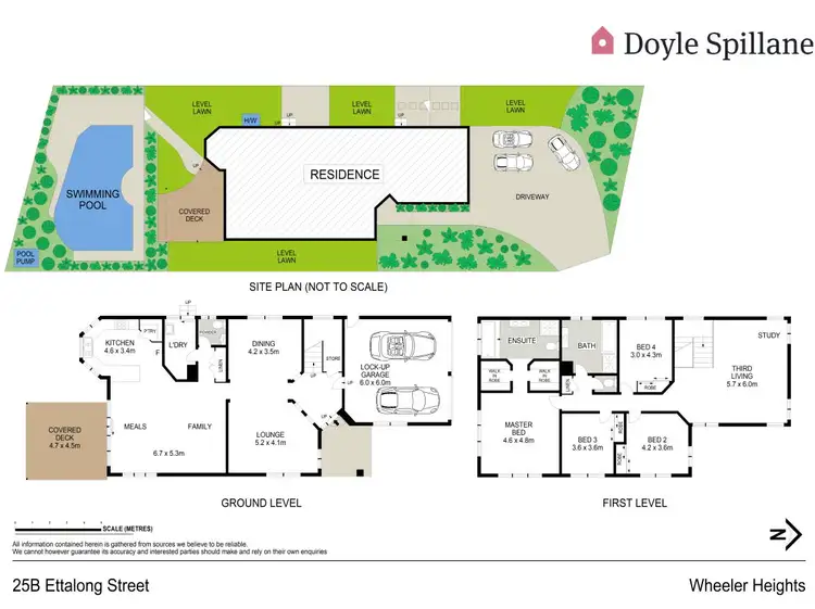Floorplan of Homely house listing, 25B Ettalong Street, Wheeler Heights NSW 2097