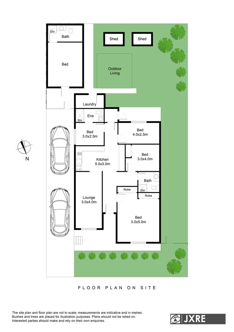 Floorplan of Homely house listing, 22 Samada Street, Notting Hill VIC 3168