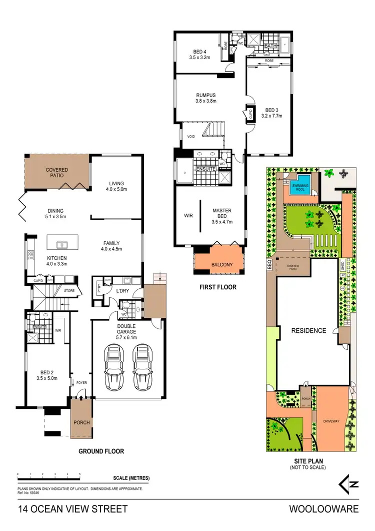 Floorplan of Homely house listing, 14 Ocean View Street, Woolooware NSW 2230