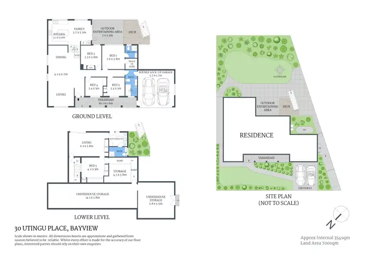 Floorplan of Homely house listing, 30 Utingu Place, Bayview NSW 2104
