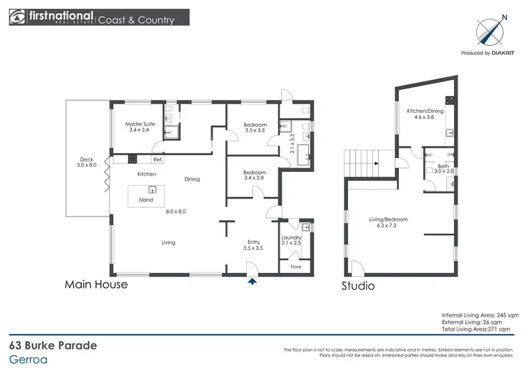 Floorplan of Homely house listing, 63 Burke Parade, Gerroa NSW 2534