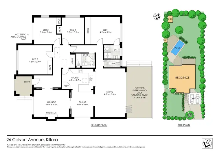 Floorplan of Homely house listing, 26 Calvert Avenue, Killara NSW 2071