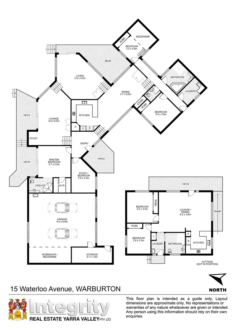Floorplan of Homely house listing, 15 Waterloo Avenue, Warburton VIC 3799