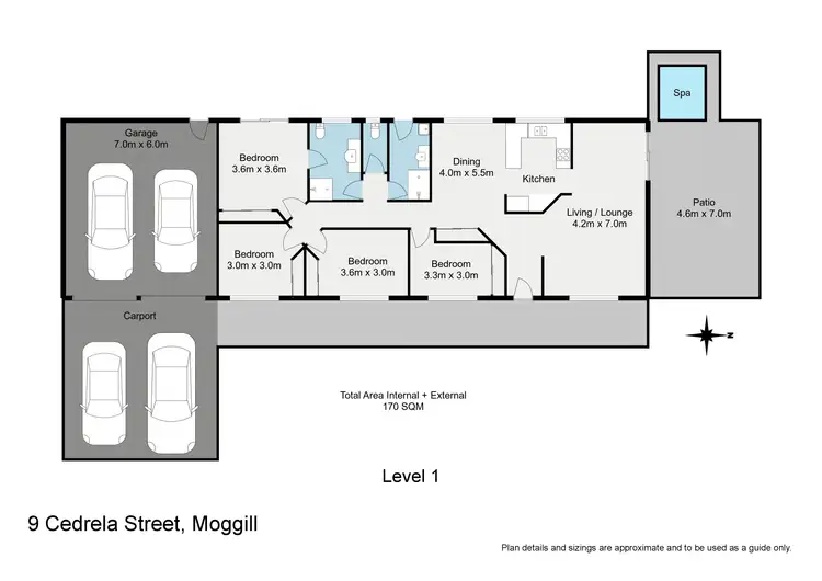 Floorplan of Homely house listing, 9 Cedrela Street, Moggill QLD 4070