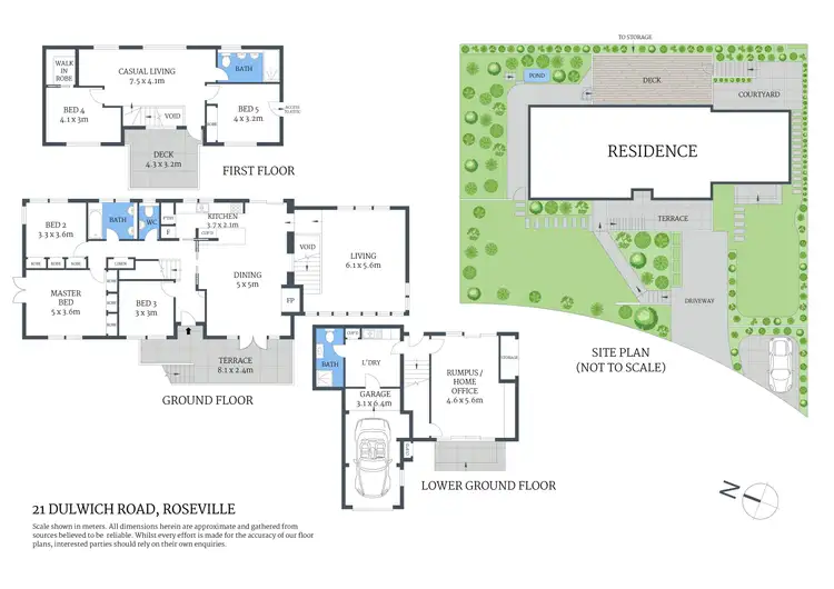 Floorplan of Homely house listing, 21 Dulwich Road, Roseville NSW 2069