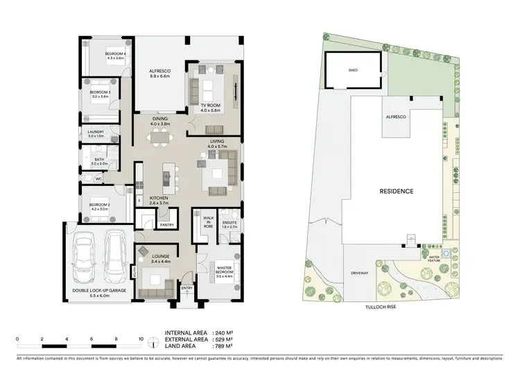 Floorplan of Homely house listing, 10 Tulloch Rise, Canadian VIC 3350