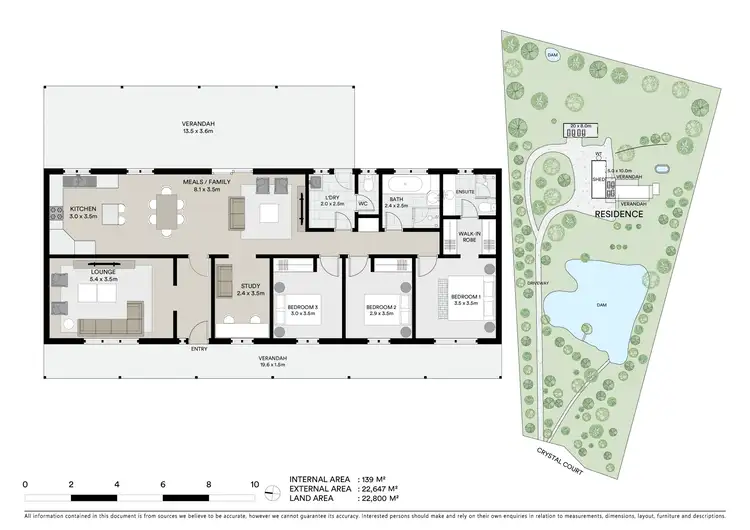 Floorplan of Homely house listing, 3 Crystal Court, Ross Creek VIC 3351