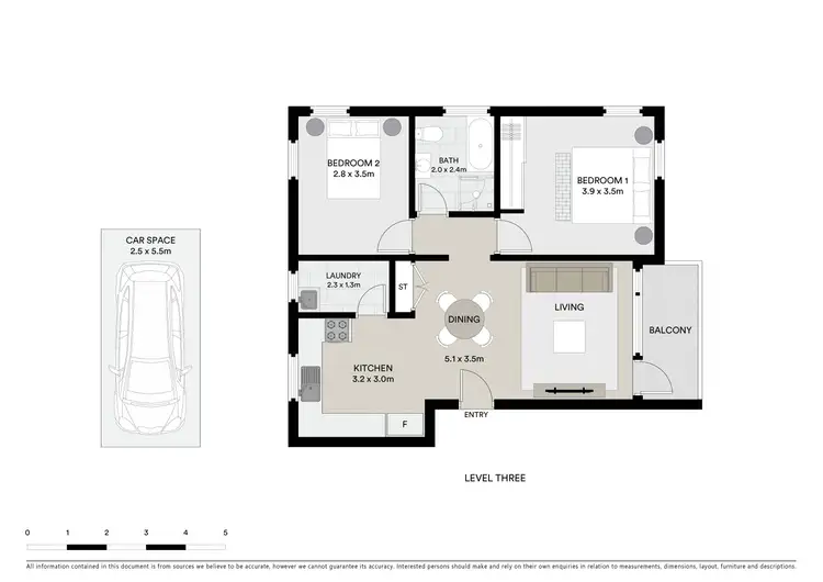 Floorplan of Homely apartment listing, 3/39 Green Street, Kogarah NSW 2217