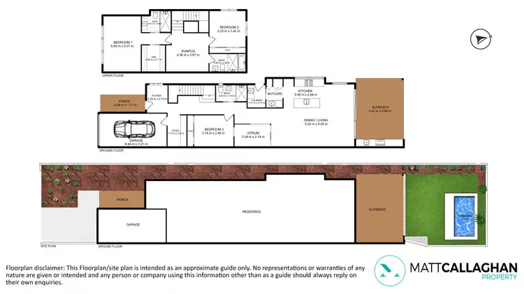 Floorplan of Homely semi-detached listing, 25b Pacific Street, Caringbah South NSW 2229