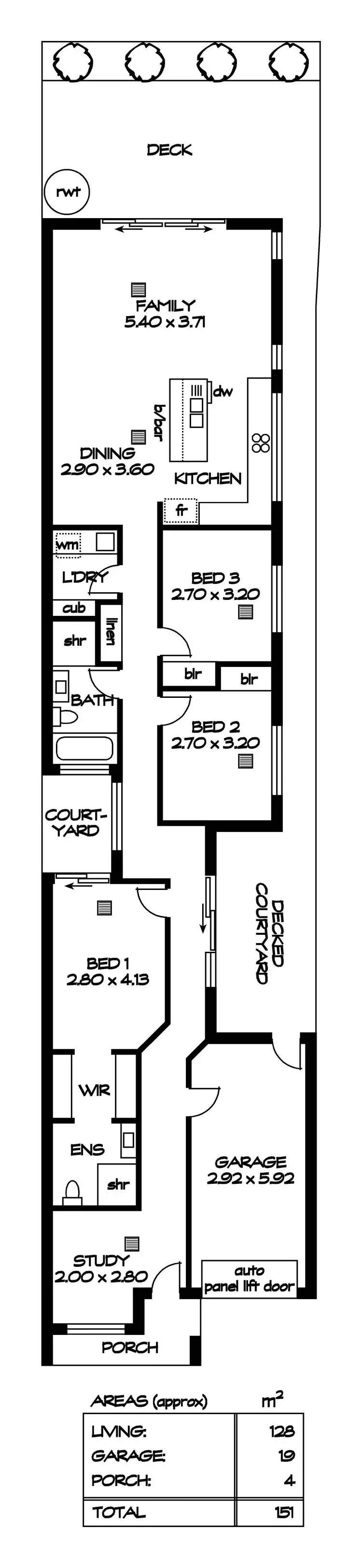 Floorplan of Homely house listing, 64B Lake View Crescent, Highbury SA 5089