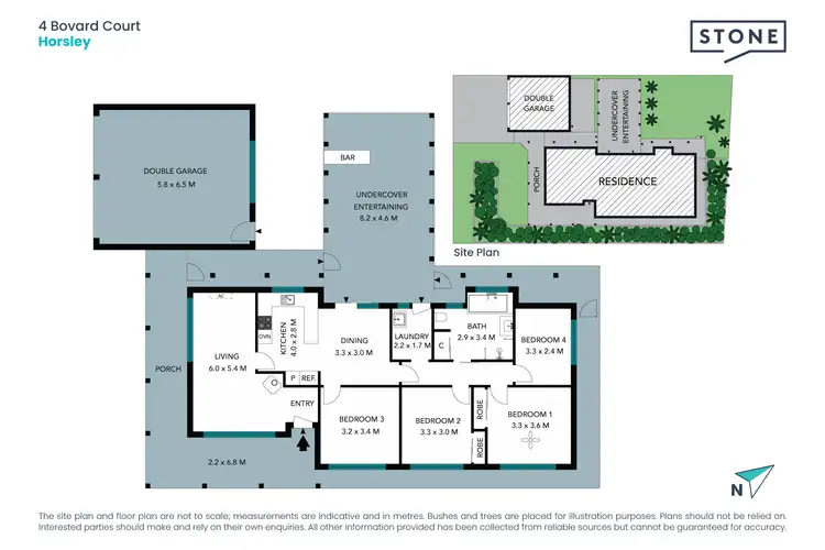 Floorplan of Homely house listing, 4 Bovard Court, Horsley NSW 2530