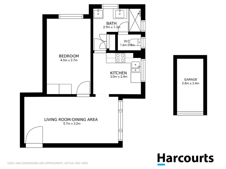 Floorplan of Homely apartment listing, 4/105 Georgetown Road, Waratah NSW 2298