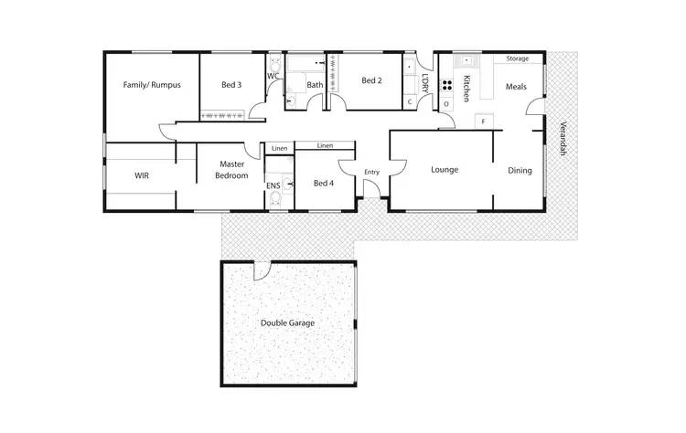 Floorplan of Homely house listing, 70 Namatjira Drive, Stirling ACT 2611