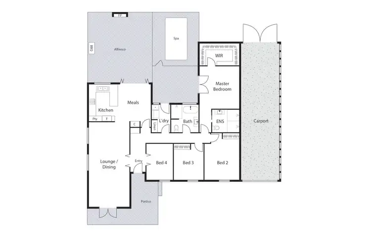 Floorplan of Homely house listing, 3 Wittenoom Crescent, Stirling ACT 2611