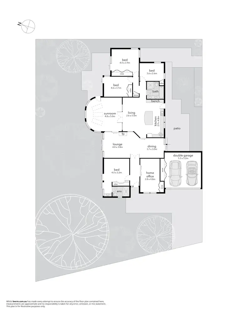 Floorplan of Homely house listing, 104 Jaeger Circuit, Bruce ACT 2617