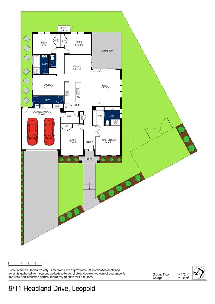 Floorplan of Homely house listing, 9-11 Headland Drive, Leopold VIC 3224