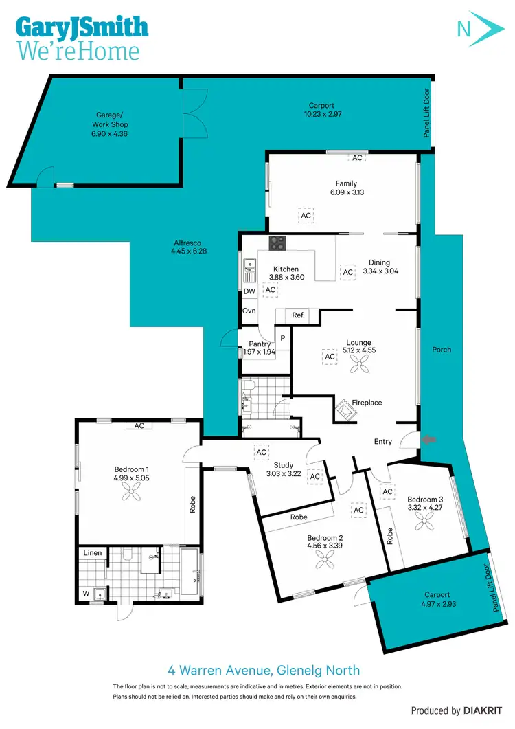 Floorplan of Homely house listing, 4 Warren Avenue, Glenelg North SA 5045