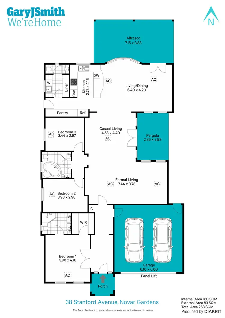 Floorplan of Homely house listing, 38 Stanford Avenue, Novar Gardens SA 5040