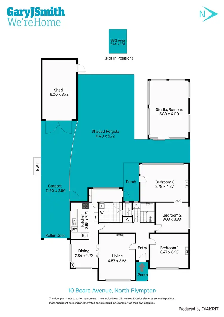 Floorplan of Homely house listing, 10 Beare Avenue, North Plympton SA 5037