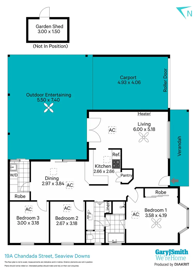 Floorplan of Homely house listing, 19A Chandada Street, Seaview Downs SA 5049