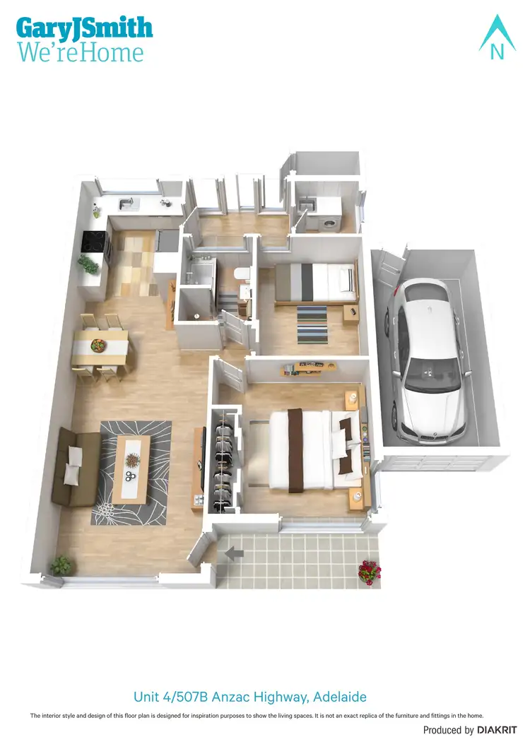 Floorplan of Homely apartment listing, 4/507B Anzac Highway, Glenelg North SA 5045