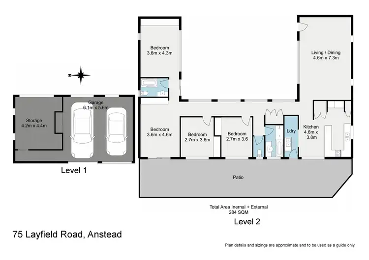 Floorplan of Homely house listing, 75 Layfield Road, Anstead QLD 4070