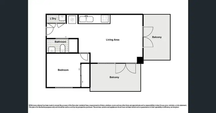 Floorplan of Homely apartment listing, 301/13-15 Goodson Street, Doncaster VIC 3108