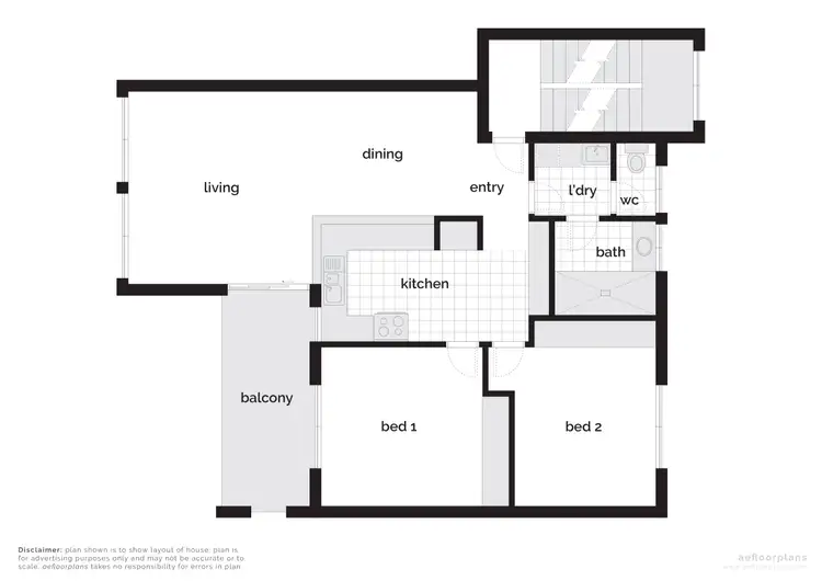Floorplan of Homely apartment listing, 18/10 Wilkins Street, Mawson ACT 2607