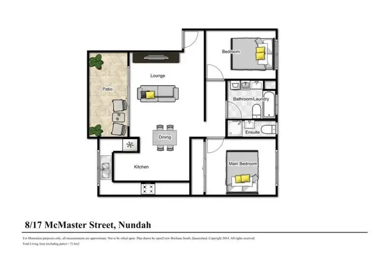 Floorplan of Homely apartment listing, 8/17 McMaster Street, Nundah QLD 4012