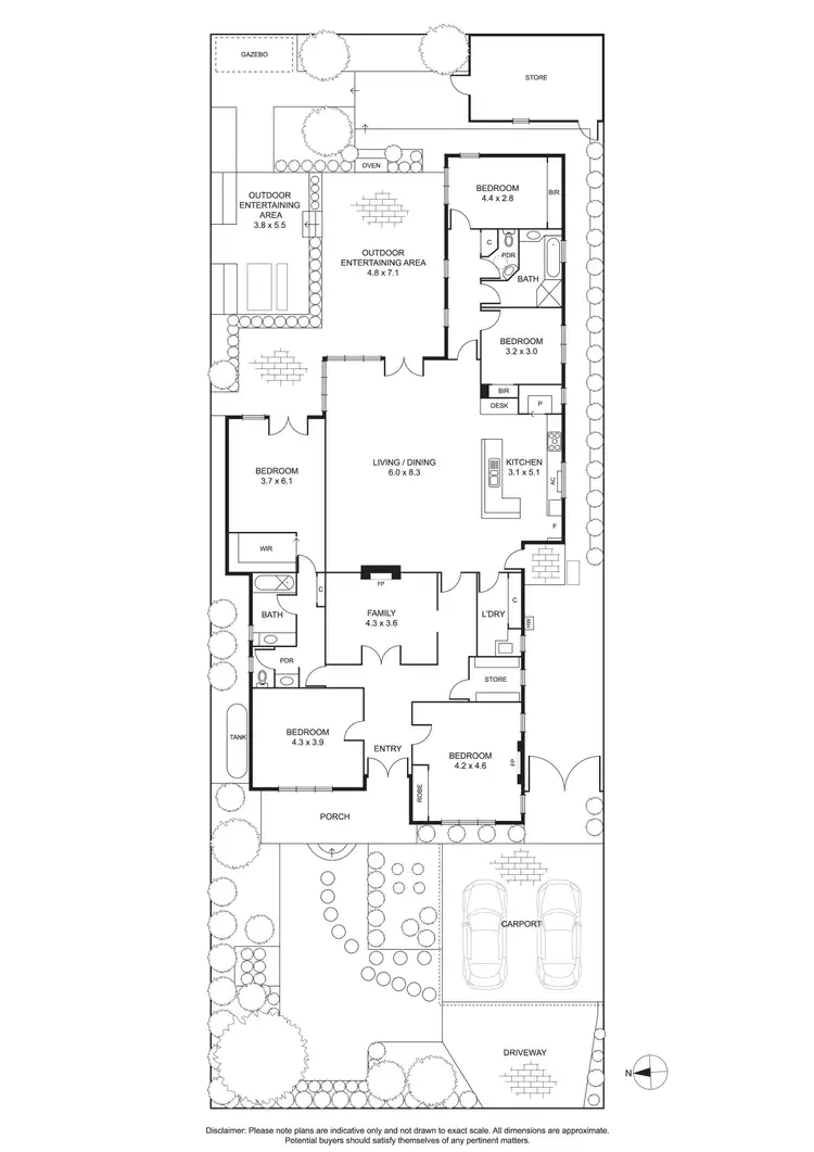 Floorplan of Homely house listing, 24 Kardinia Road, Glen Iris VIC 3146