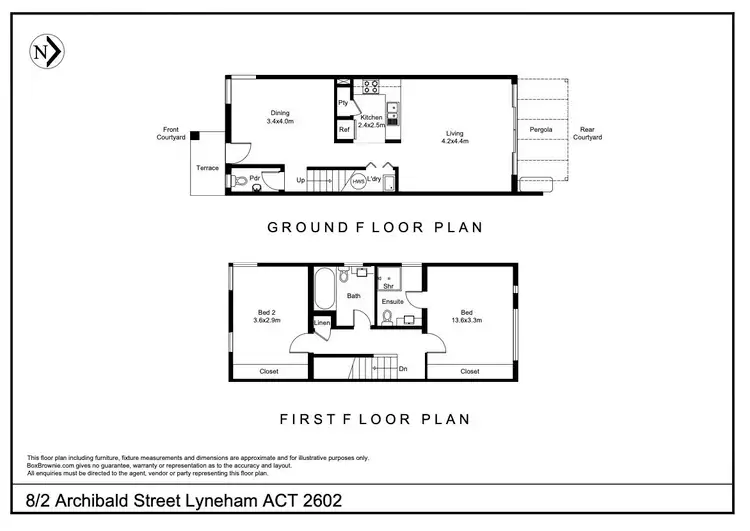 Floorplan of Homely apartment listing, 8/2 Archibald Street, Lyneham ACT 2602