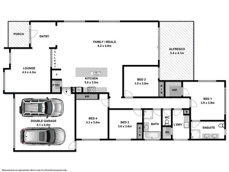 Floorplan of Homely house listing, 23 Omeara Street, Wodonga VIC 3690
