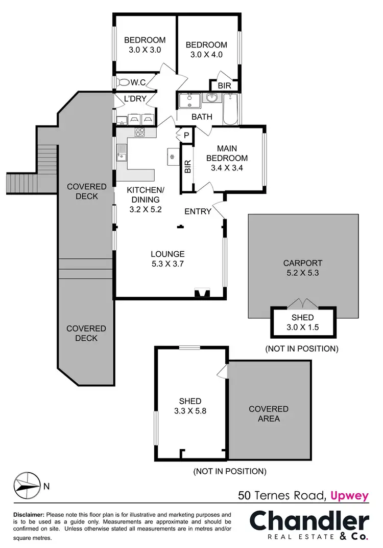 Floorplan of Homely house listing, 50 Ternes Road, Upwey VIC 3158