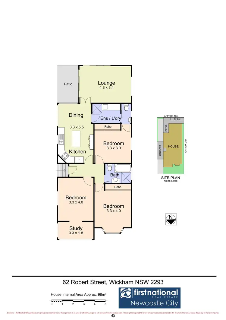 Floorplan of Homely house listing, 62 Robert Street, Wickham NSW 2293