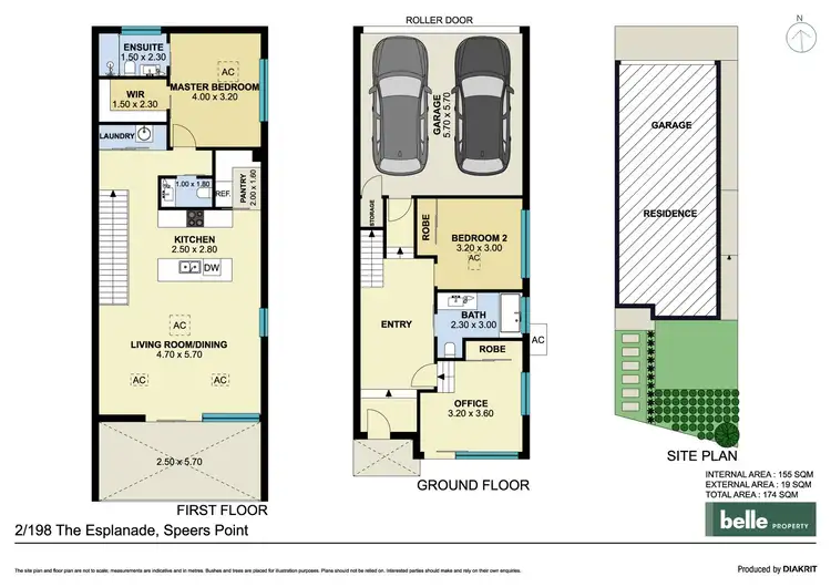 Floorplan of Homely semi-detached listing, 2/198 The Esplanade, Speers Point NSW 2284