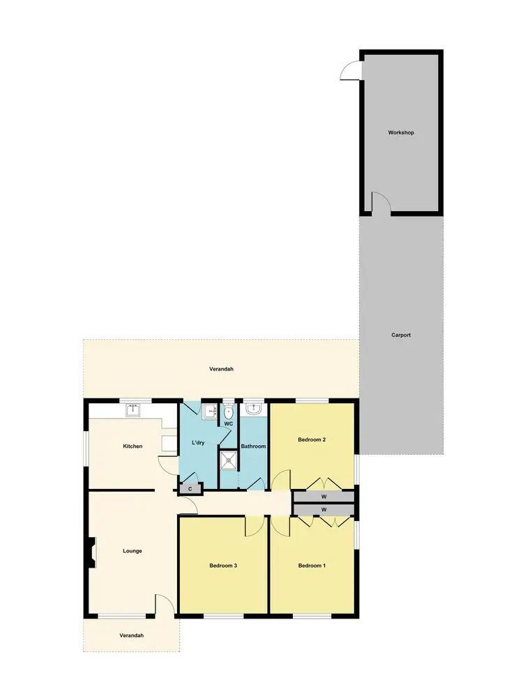 Floorplan of Homely house listing, 18 Marx Crescent, Ararat VIC 3377